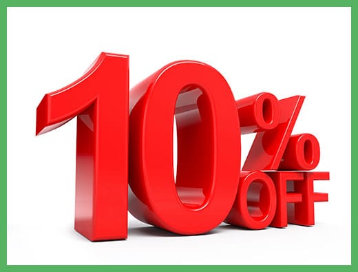 SAVE 10% Storewide Today Only