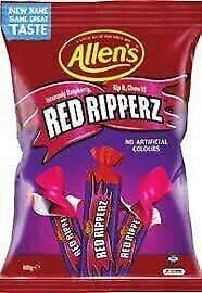 Allen's Red Ripperz Sticks 800 Gm Goody Goody Gum Drops online lolly shop