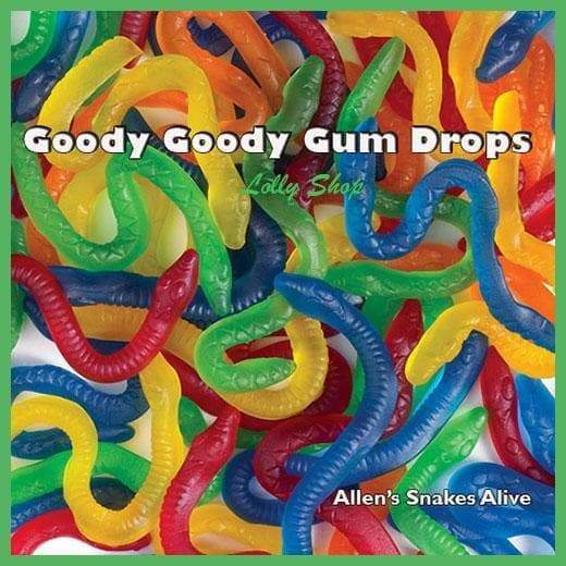 Allen's Snakes Alive 1.3 Kg Goody Goody Gum Drops online lolly shop