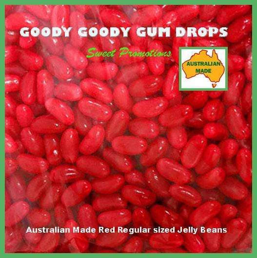 Australian Promotional Jelly Bean Bags in your colours 50 Gm Bags Goody Goody Gum Drops online lolly shop