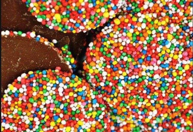 Big Milk Chocolate Speckles 5kg Bulk Box Goody Goody Gum Drops online lolly shop