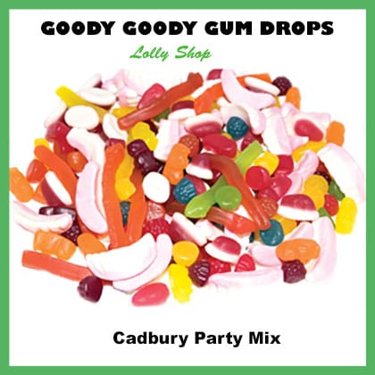 Cadbury Jellies Promotional Bags 100 x  50 Gm small cear bags Goody Goody Gum Drops online lolly shop