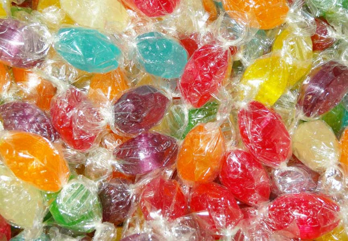 Fruity Drops Wrapped - 100 x 50 Gm Promotional Bags Goody Goody Gum Drops online lolly shop