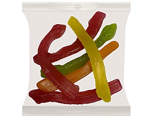 Gluten Free SNAKES 50 Gm Promotional bags Goody Goody Gum Drops online lolly shop