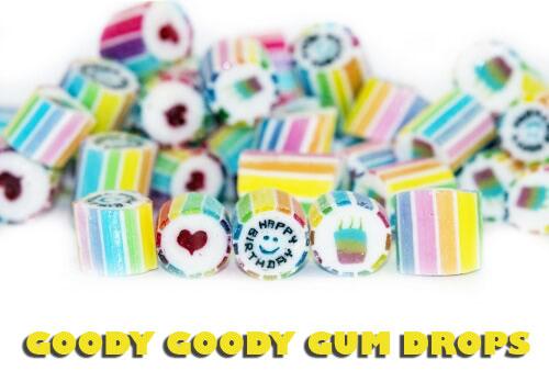 Gourmet Rock Candy - 100 x 50 Gm Bags Goody Goody Gum Drops online lolly shop