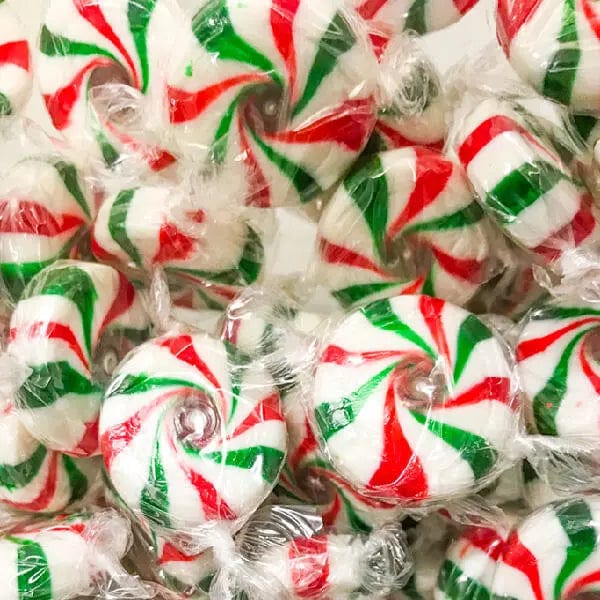 Green-Red-White Wrapped Mints 1 Kg Goody Goody Gum Drops online lolly shop