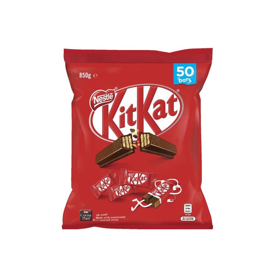 Kit Kat -2 Finger Bars (50 x 17 Gm) Goody Goody Gum Drops online lolly shop