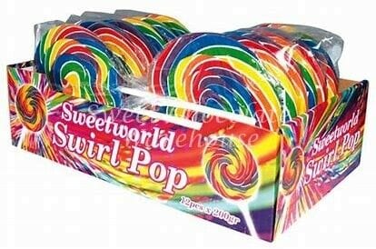 Mega Swirl Lollipop 13 cm (Box of 12) Goody Goody Gum Drops online lolly shop