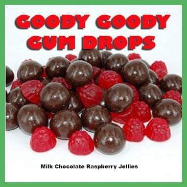 *Milk Chocolate coated Raspberries Goody Goody Gum Drops online lolly shop