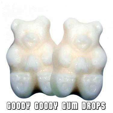 White Gummi Bears 450 Gm Goody Goody Gum Drops online lolly shop